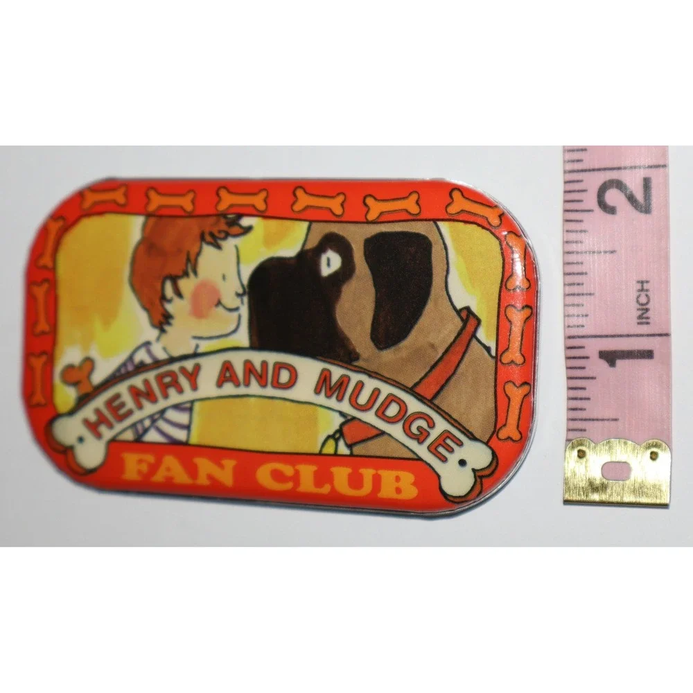 Vintage Henry and Mudge Fan Club Pin Lot 9 pc Book Memorabilia